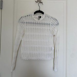 Topshop Stretchy Lace Top